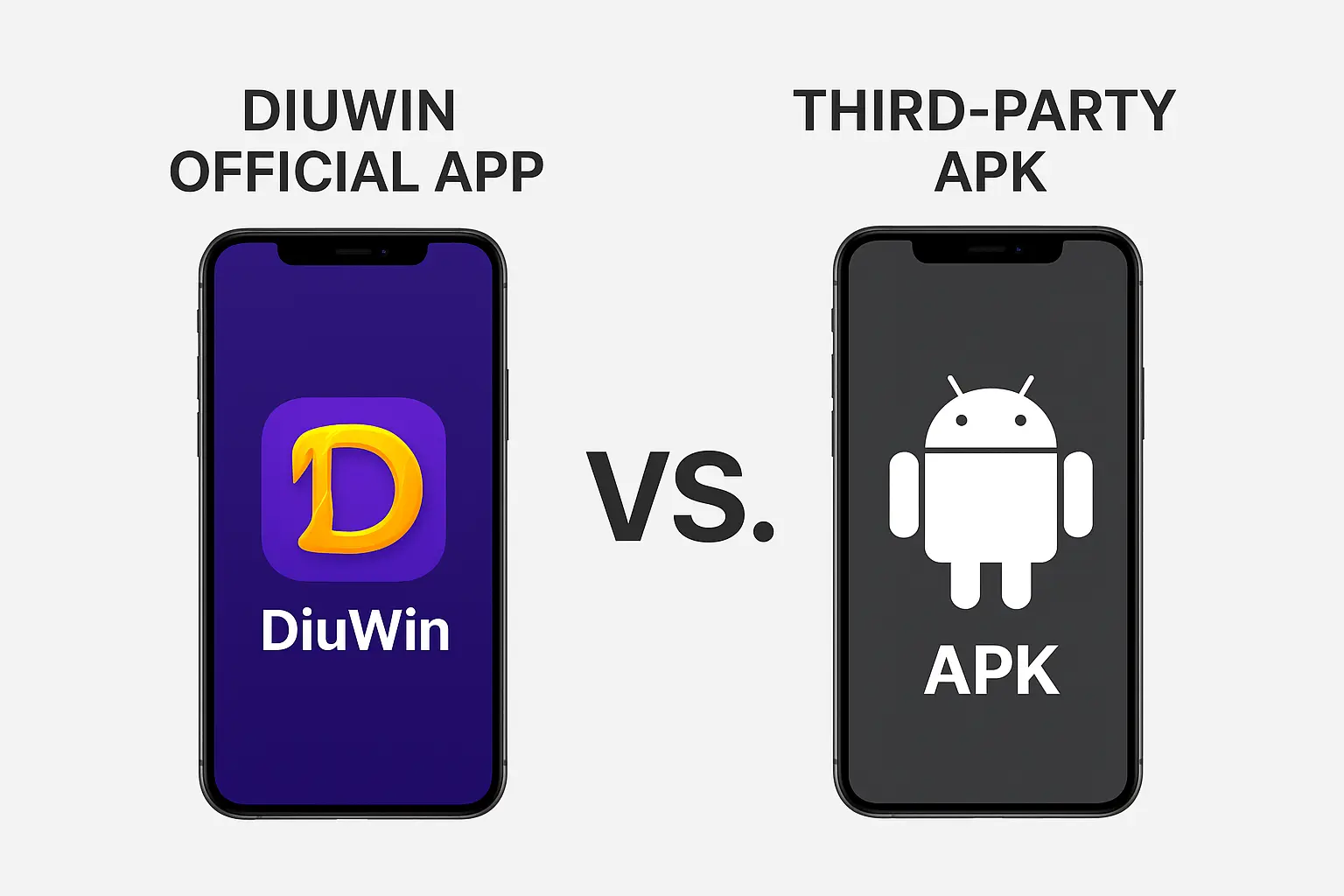 DiuWin Official App vs Third-Party APK, What’s the difference?
